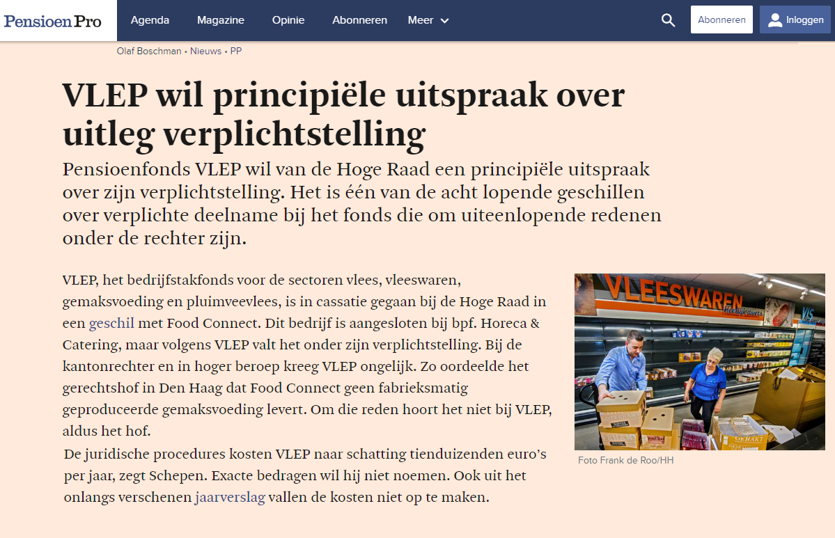 Artikel PensioenPro, 1 juli 2019