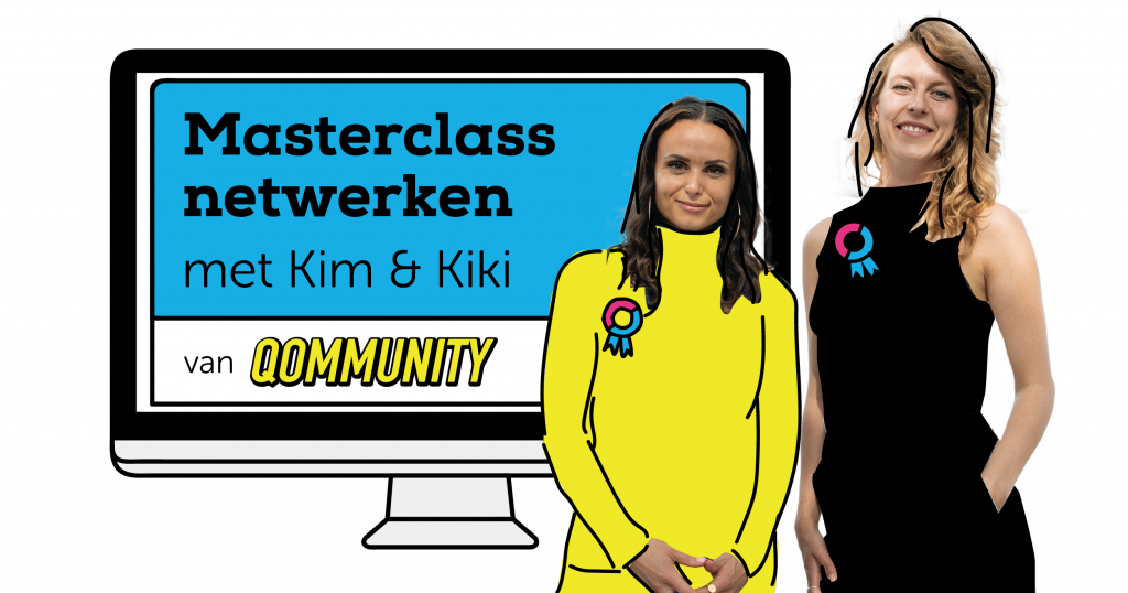 Masterclass netwerken voor BrightPensioen Bright Academy, met Kim en Kiki van The Freelance Qommunity