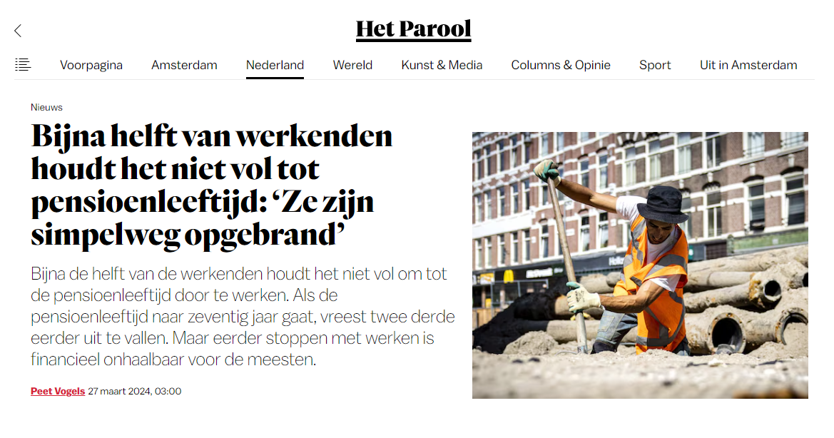 Wat is een zwaar beroep? En wanneer moet je daarmee stoppen? BrightPensioen